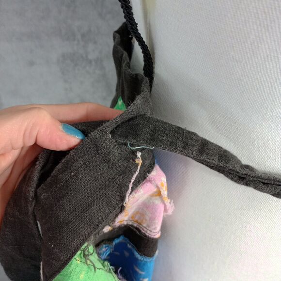 Vintage India Imports Of Rhode Island True Wrap Skirt Patchwork Small Unique - Picture 8 of 10